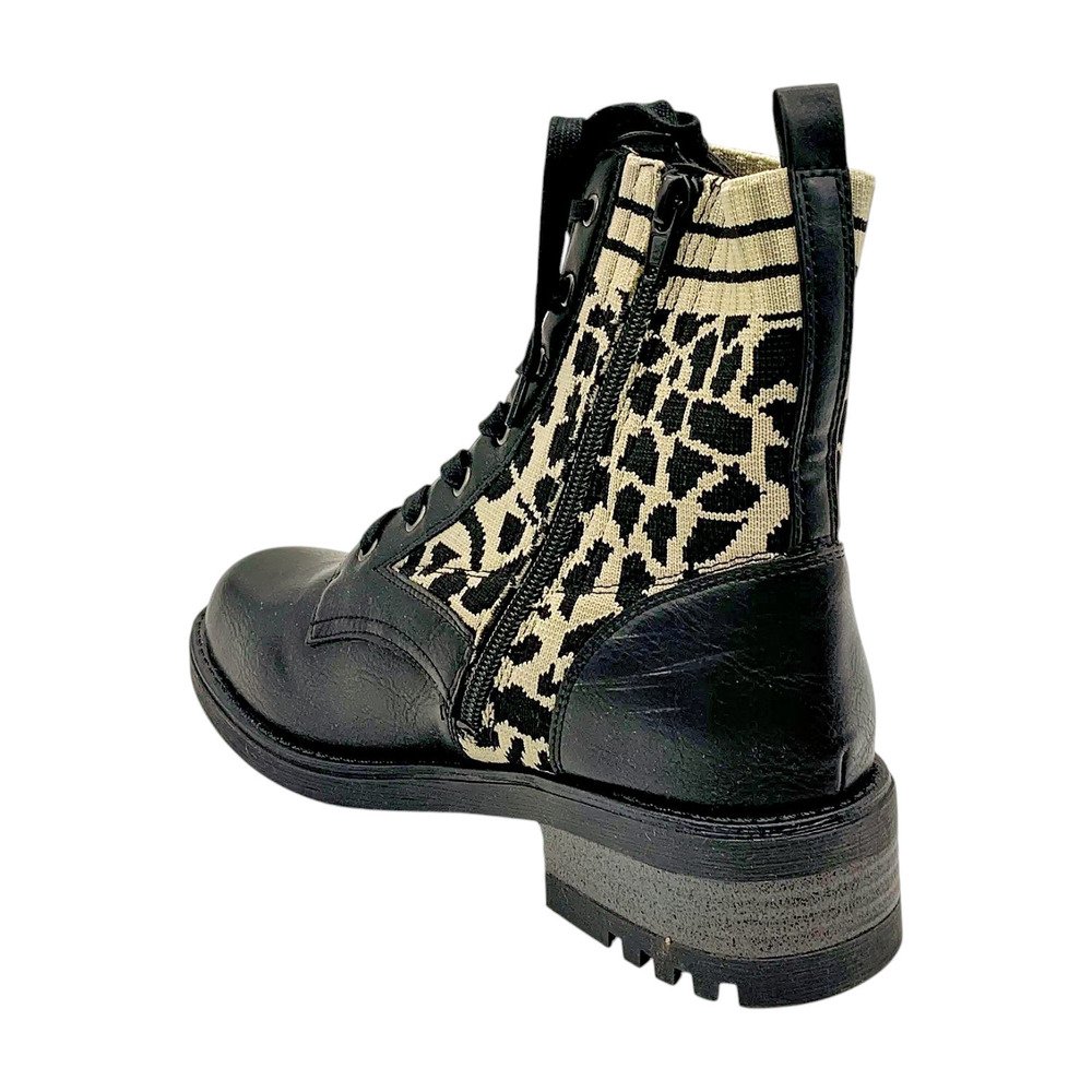 LifeStride Women's Knockout Ankle Boots Black Leopard - Medium - Picture 3 of 3